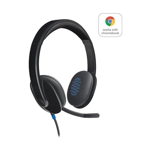 Logitech H540 USB Computer Headset. Product type: Headset. Connectivity technology: Wired. Recommended usage: Office/Call center. Headphone frequency: 20 - 20000 Hz. Cable length: 1.8 m. Weight: 120 g. Product colour: Black