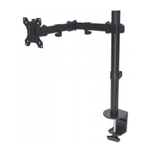 Manhattan Desk Mount for TV & Monitors (Full Motion) For screens 13" to 27" Clamp fitting to desk VESA compatibility: 75x75mm and 100x100mm - check the dimensions of the four mounting holes on back of screen to ensure it fits Max 8kg Bracket Li