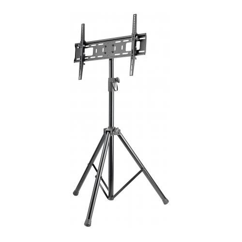 Manhattan Tripod Floor Mount for TV & Monitors Stand Assembly For screens: 37" to 65" VESA compatibility: all between 200x200 to 600x400mm - check the dimensions of the four mounting holes on back of screen to ensure it fits Max 35kg Black LFD