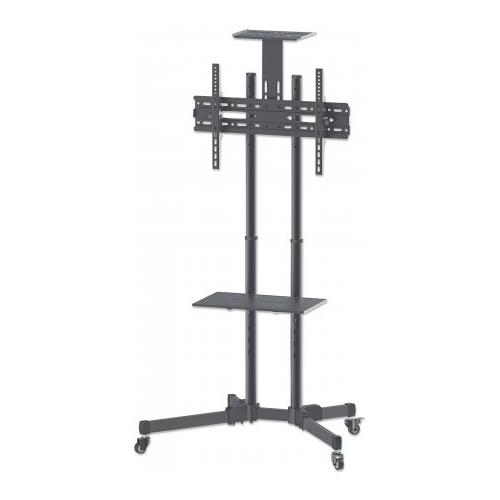 Manhattan Trolley Mount Stand for TV & Monitors For screens 37" to 65" VESA compatibility: all between 200x200 to 600x400mm - check the dimensions of the four mounting holes on back of screen to ensure it fits Max 40kg Black LFD Bracket Lifeti