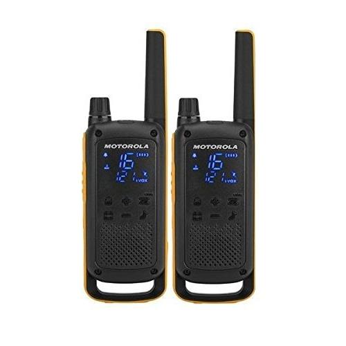 Photos - Walkie Talkie Motorola T82 Extreme Twin Pack two-way radio 16 channels Black Orange B8P00810YDEMAG 