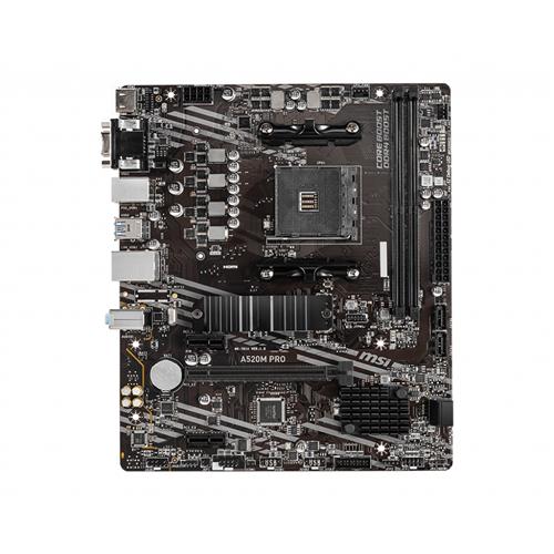 MSI A520M PRO AMD Socket AM4 AMD Ryzen 3000 Series DDR4-SDRAM 64 GB DIMM