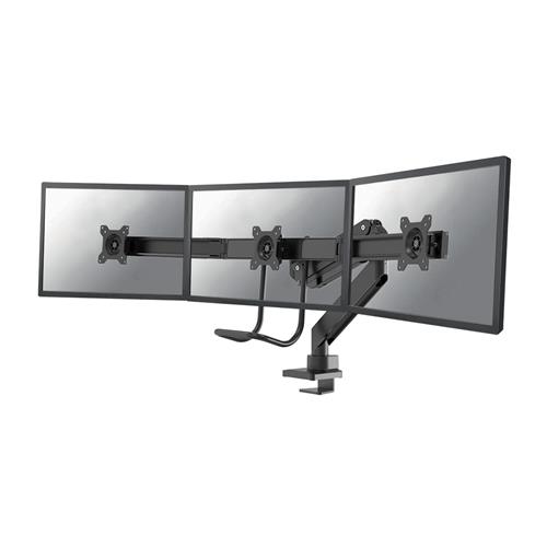 Neomounts NM-D775DX3BLACK Monitor arm 17-27" - gas spring - Topfix - 180-stop