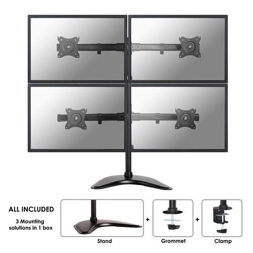 Neomounts NM-D335D4BLACK Monitor stand 10-27"