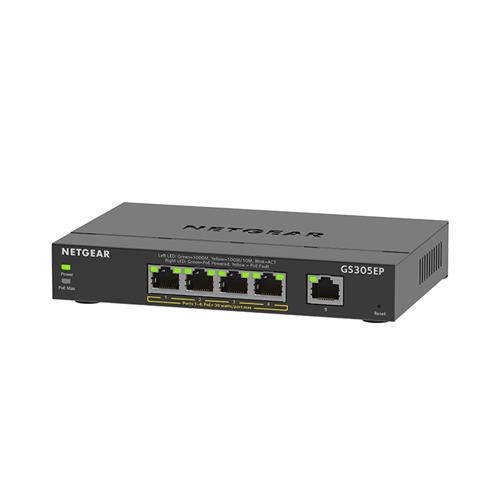 Netgear GS305EP Managed L3 Gigabit Ethernet (10/100/1000) Power over Ethernet (PoE) Wall mountable