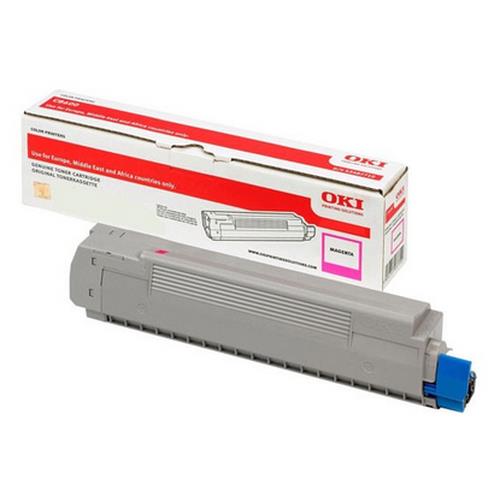 OKI 46471102. Colour toner page yield: 7000 pages Printing colours: Magenta Quantity per pack: 1 pc(s)