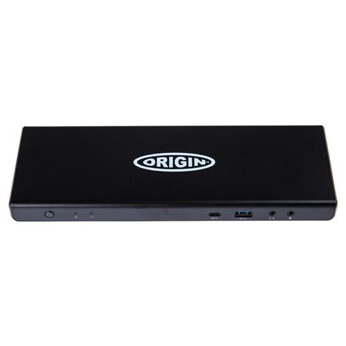 Origin Storage Docking Station USB-C/A Triple 4K Docking USB 3.2 Gen 2 (3.1 Gen 2) Type-C 96 W 3.5 mm Black SD