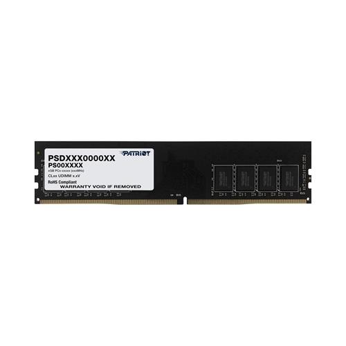 Patriot Memory Signature Line PSD416G32002. Component for: PC/Server Internal memory: 16 GB Memory layout (modules x size): 1 x 16 GB Internal memory type: DDR4 Memory clock speed: 3200 MHz Memory form factor: 288-pin DIMM CAS latency: 22