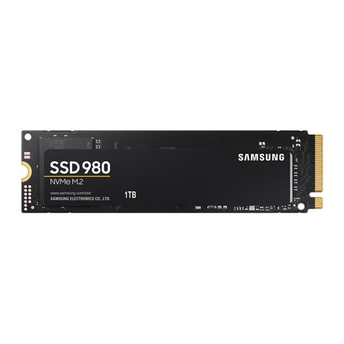 Samsung 980. SSD capacity: 1 TB SSD form factor: M.2 Read speed: 3500 MB/s Write speed: 3000 MB/s Component for: PC