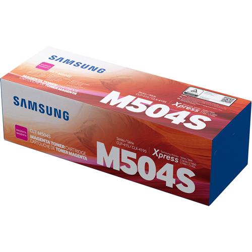 Samsung CLT-M504S Magenta Original Toner Cartridge. Printing colours: Magenta Quantity per pack: 1 pc(s)