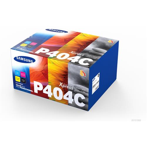 Samsung CLT-P404C 4-pack Cyan/Magenta/Yellow/Black Original Toner Cartridge