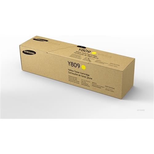 Samsung CLT-Y809S Yellow Original Toner Cartridge. Printing colours: Yellow Quantity per pack: 1 pc(s)