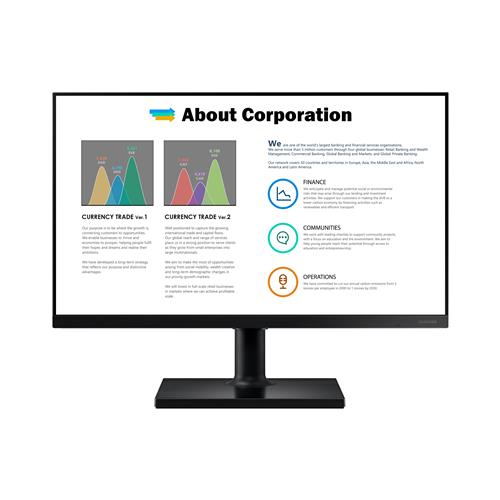 Samsung LF22T450FQR computer monitor 55.9 cm (22") 1920 x 1080 pixels Full HD Black
