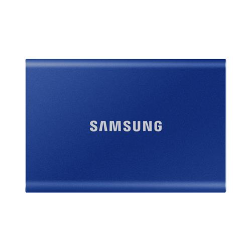 Samsung Portable SSD T7. SSD capacity: 1 TB. USB connector: USB Type-C USB version: 3.2 Gen 2 (3.1 Gen 2). Read speed: 1050 MB/s Write speed: 1000 MB/s. Password protection. Product colour: Blue