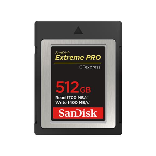 SanDisk Extreme Pro CFexpress Card Type B 512GB 1700 MB/s