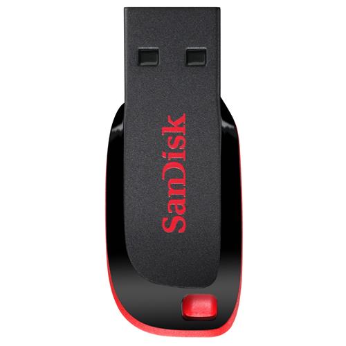 SanDisk Cruzer Blade USB flash drive 64 GB USB Type-A 2.0 Black Red