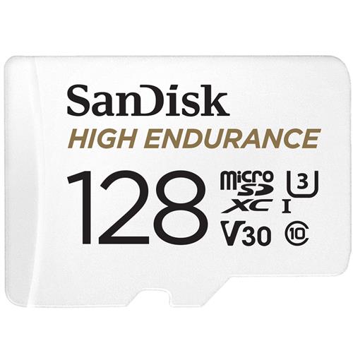 Sandisk High Endurance 128 GB MicroSDXC Class 10 UHS-I 100 MB/s 40 MB/s