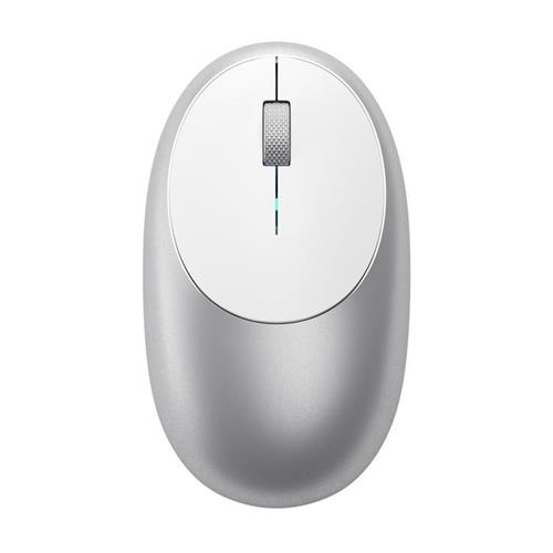 Satechi M1. Form factor: Ambidextrous. Movement detection technology: Optical Device interface: Bluetooth Buttons type: Pressed buttons Buttons quantity: 3 Scroll type: Wheel. Power source: Batteries. Product colour: Silver
