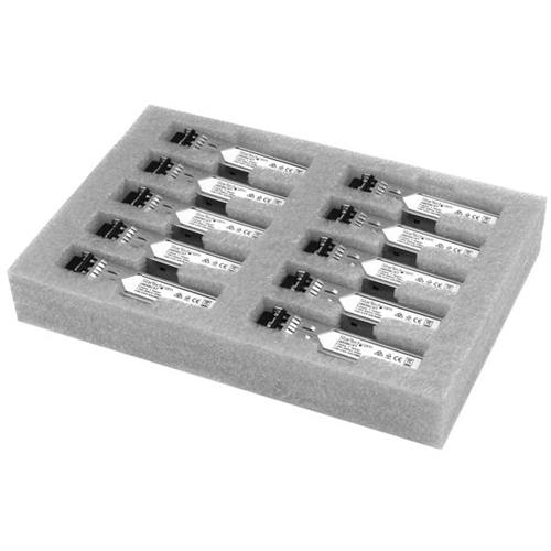 StarTech.com 10 pack HPE J4858C Compatible SFP Module - 1000BASE-SX - 1GbE Multi Mode Fiber Optic Transceiver - 1GE Gigabit Ethernet SFP - LC 550m - 850nm - DDM HPE 1400 1700 1820