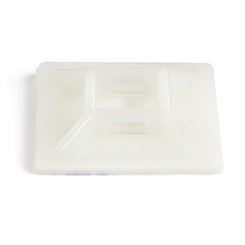 Photos - Other Network Equipment Startech.com 100 Pack Cable Tie Mounts with Adhesive Tape for 0.21 in.  Wide Ties - Nylon/Plastic Zip Tie Mounts - E (5.5 mm)