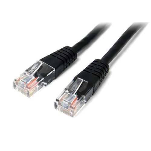 StarTech.com Cat5e Patch Cable with Molded RJ45 Connectors - 15 m - Black