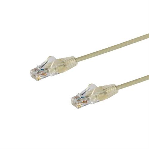 StarTech.com 3 m CAT6 Cable - Slim - Snagless RJ45 Connectors - Grey