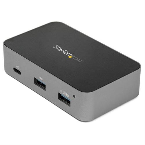 StarTech.com ~3 Port USB C 3.2 Gen 2 Hub with Ethernet Adapter - 10Gbps USB Type C to 2x USB-A & 1x USB-C Ports - USB Hub w/ BC 1.2 Phone Fast Charging - Superspeed 10Gbps USB C Hu