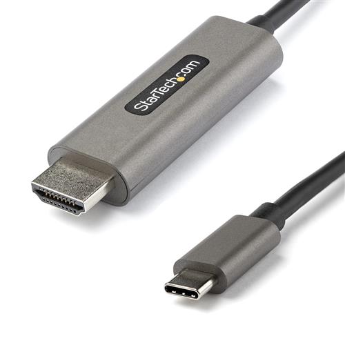 StarTech.com 3.3ft (1m) USB C to HDMI Cable 4K 60Hz w/ HDR10 - Ultra HD USB Type-C to 4K HDMI 2.0b Video Adapter Cable - USB-C to HDMI HDR Monitor/Display Converter - DP 1.4 Alt Mode HBR3