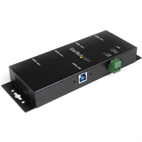 4Port Industrial USB 3.0 Hub with ESD Protection4Port