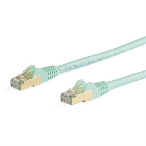 Photos - Cable (video, audio, USB) Startech.com 5m CAT6a Ethernet Cable - 10 Gigabit Shielded Snagless RJ45 100W PoE Patch Cord - 10GbE STP Network Cable w/Str 