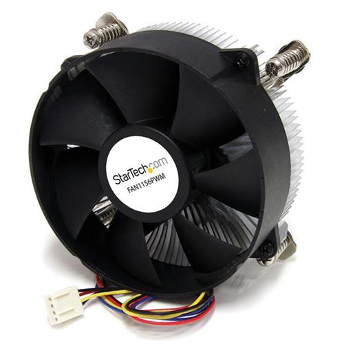 StarTech.com 95mm CPU Cooler Fan with Heatsink for Socket LGA1156/1155/1150/1151/1200 with PWM. Type: Cooler. Voltage: 12 V. Product colour: Black