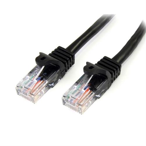 Photos - Cable (video, audio, USB) Startech.com Cat5e Ethernet Patch Cable with Snagless RJ45 Connectors - 7 m Black 45PAT7MBK