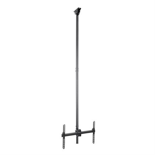 StarTech.com TV Ceiling Mount - Full-Motion Universal Hanging Single Screen Mount with Adjustable Telescopic Long Pole - Tilt / Swivel - VESA Bracket for 32-75" Displays 50 kg 81.3 cm (32") 190.5 cm (75") 200 x 200 mm 600 x 400 mm 2500 - 3000