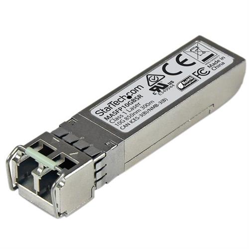 StarTech.com Cisco Meraki MA-SFP-10GB-SR Compatible SFP+ Module - 10GBASE-SR - 10GbE Multimode Fiber MMF Optic Transceiver - 10GE Gigabit Ethernet SFP+ - LC 300m - 850nm - DDM Cisco Meraki MS225 MX400 MS250
