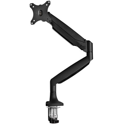 StarTech.com Desk Mount Monitor Arm - Heavy Duty Ergonomic VESA Monitor Arm - Single 32" (19.8lb/9kg) Display - Full Motion Height Adjustable Articulating - Aluminum - C-Clamp/Grommet- Black Clamp 9 kg 33 cm (13") 81.3 cm (32") 100 x 100 mm B