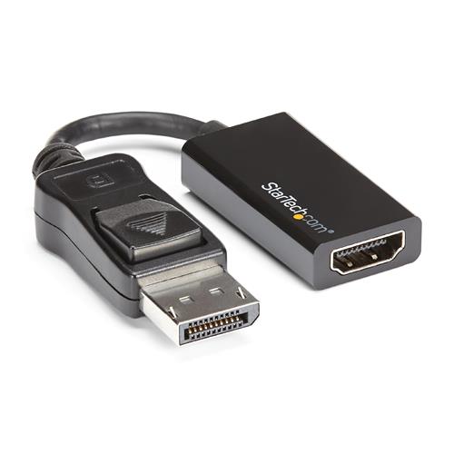 Photos - Cable (video, audio, USB) Startech.com DisplayPort to HDMI Adapter - 4K 60Hz Active DP 1.4 to HDMI 2.0 Video Converter - DP to HDMI Monitor/TV/Display 