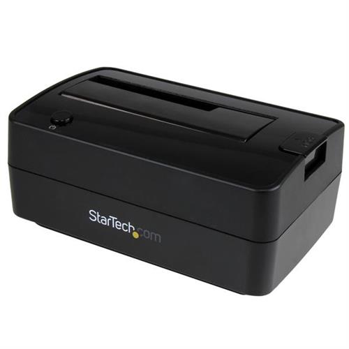 StarTech.com Single Bay USB 3.1 / eSATA to SATA Hard Drive Docking Station USB 3.1 (10 Gbps) Hard Drive Dock External 2.5/3.5" SATA III HDD/SSD Docking Station Top-Loading Hard Drive Bay