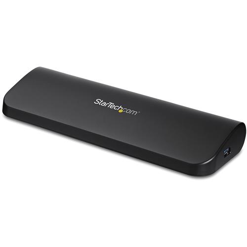 StarTech.com Dual Monitor USB 3.0 Laptop Docking Station with HDMI/DVI/VGA 3x USB-A Hub GbE Audio Universal Type-A Dock for Windows/macOS/ChromeOS - TAA Compliant