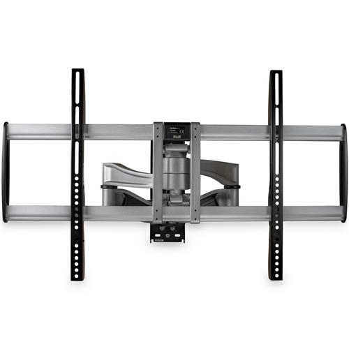 StarTech.com Full Motion TV Wall Mount - Heavy Duty Articulating TV Wall Mount Bracket for 32" to 75" (165lb/75kg) VESA Display - Universal Adjustable Tilt/Swivel Flat Screen Arm - Silver - TAA