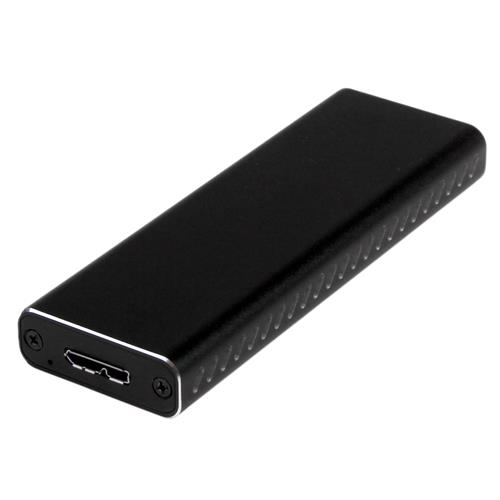StarTech.com M.2 SSD Enclosure for M.2 SATA SSDs - USB 3.0 (5Gbps) with UASP - TAA
