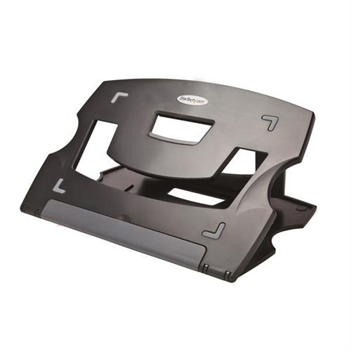 StarTech.com Portable Laptop Stand - Adjustable - TAA Laptop stand Black Plastic 22.9 cm (9") 33 cm (13") TAA REACH CE