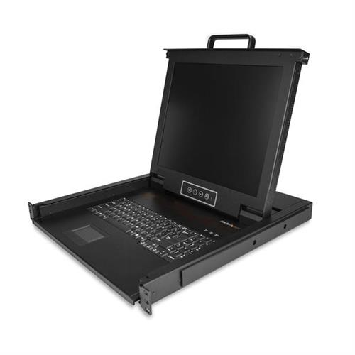 StarTech Rackmount KVM Console - Single Port VGA KVM with 17" LCD Monitor for...