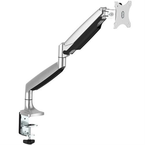 StarTech.com Desk Mount Monitor Arm - Heavy Duty Ergonomic VESA Monitor Arm - Single 32" (19.8lb/9kg) Display - Full Motion Height Adjustable Articulating - Aluminum - C-Clamp/Grommet - Silver Clamp 9 kg 33 cm (13") 81.3 cm (32") 100 x 100 mm