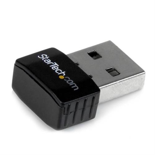 StarTech.com USB 2.0 300 Mbps Mini Wireless-N Network Adapter - 802.11n 2T2R WiFi Adapter Wireless USB Ethernet / WLAN Wi-Fi 4 (802.11n) 300 Mbit/s Black