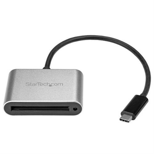 StarTech.com USB 3.0 Card Reader/Writer for CFast 2.0 Cards - USB-C CFast CFast 2.0 Black Silver 6000 Mbit/s Aluminium Activity Power RoHS CE FCC REACH