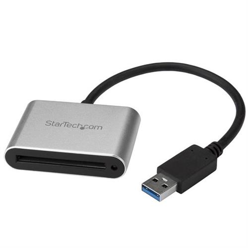 StarTech.com USB 3.0 Card Reader/Writer for CFast 2.0 Cards CFast CFast 2.0 Black Silver 5000 Mbit/s Aluminium Activity Power CE FCC RoHS REACH