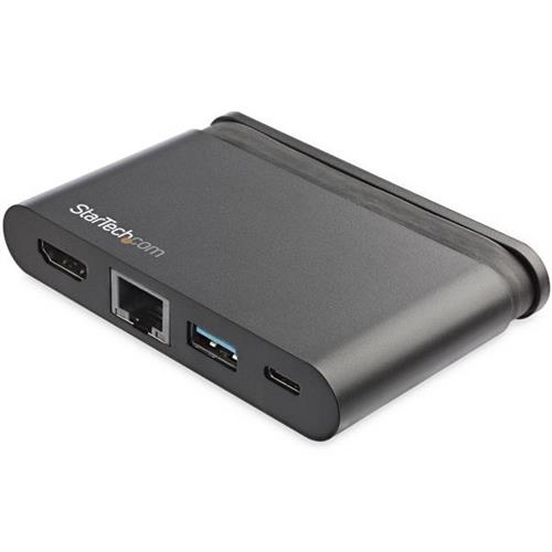 StarTech.com USB C Multiport Adapter - Portable USB-C Dock with 4K HDMI - 100W PD 3.0 Pass-Through 1x USB-A 1x USB-C GbE - Thunderbolt 3 & USB Type-C Laptop Travel Dock - Mac & Windows Wired USB 3.2 Gen 1 (3.1 Gen 1) Type-C 100 W USB Type-A U