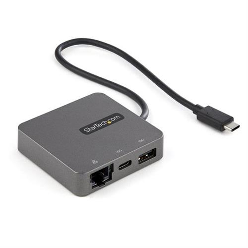 StarTech.com USB-C Multiport Adapter - USB 3.1 Gen 2 Type-C Mini Dock - USB-C to 4K HDMI or 1080p VGA Video - 10Gbps USB-A USB-C GbE - Portable Travel Laptop Dock - Works w/Thunderbolt 3