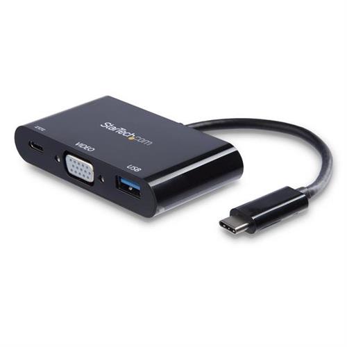 StarTech.com USB-C VGA Multiport Adapter - USB 3.0 Port - 60W PD