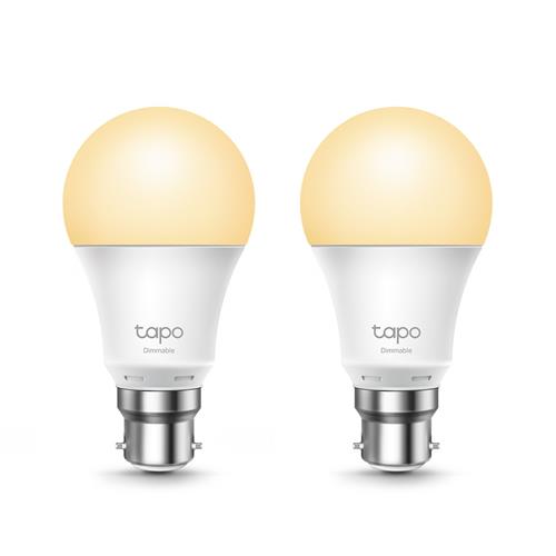 TP-Link Tapo Smart Wi-Fi Light Bulb Dimmable Smart bulb Wi-Fi White LED B22 A60